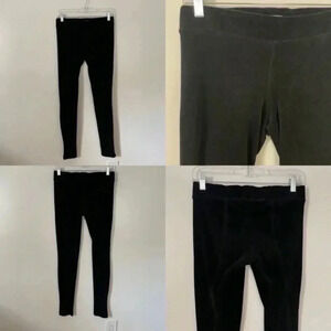 Vince black soft velvet corduroy pants Small